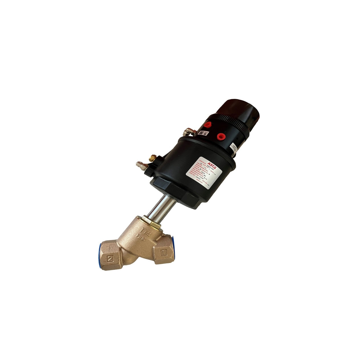 ASCO 8290A017PDB67 - Angle Body Piston Valve with 4-20 mA Proportional Pressure Control Valve (PPC)
